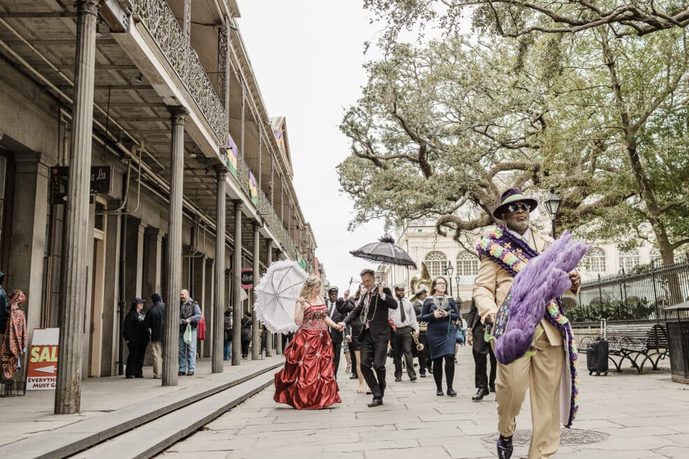 Elopement Packages New Orleans street