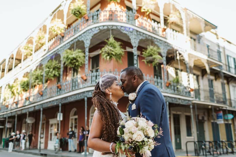 elope to new orleans bouquet